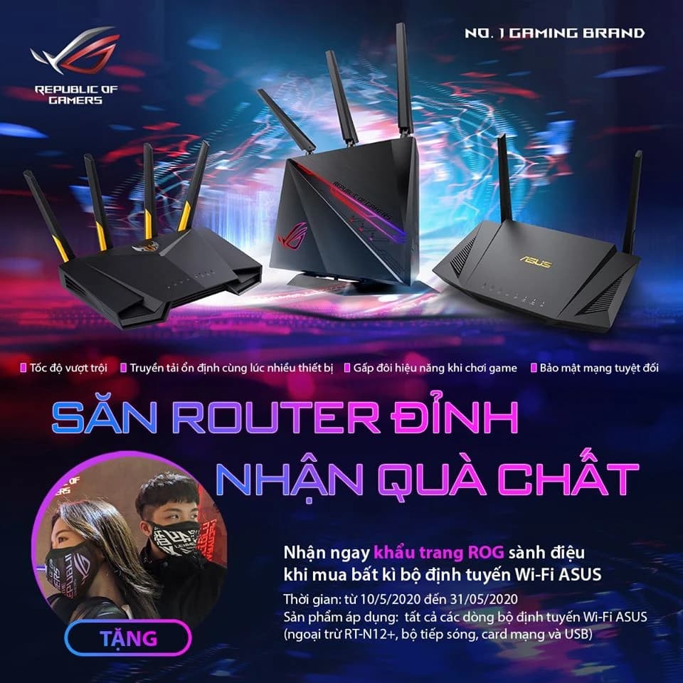 Săn Router Wifi đỉnh nhận ngay quà chất