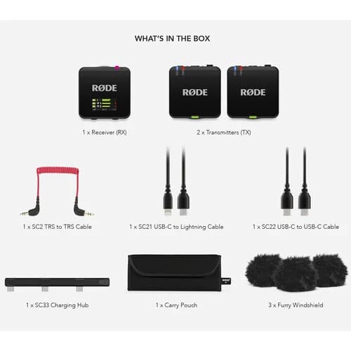 Micro không dây RODE Wireless GO 3 & hộp sạc Rode - Chính hãng 10