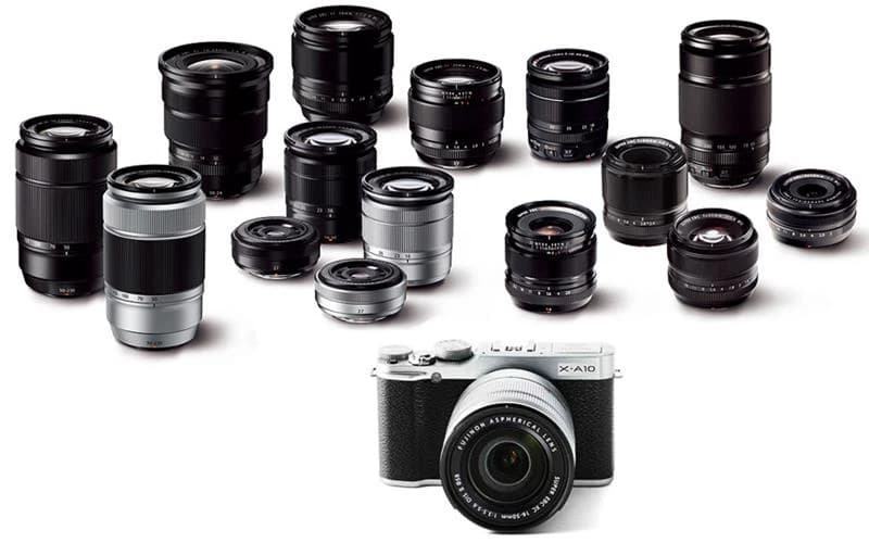 Những ống kính thích hợp với máy ảnh Fujifilm X-A10