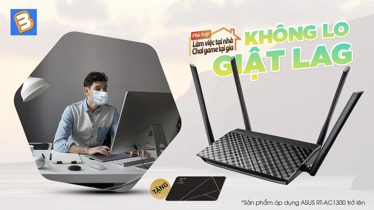 Mua router ASUS nhận ngay bàn di chuột ASUS